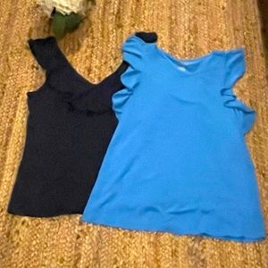 Lily Pulitzer ruffle tanks